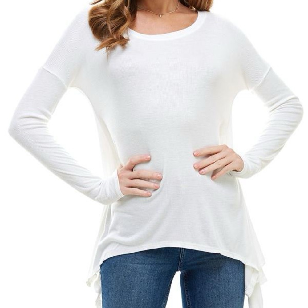 NWT Classic White Long Sleeve Women's Tee